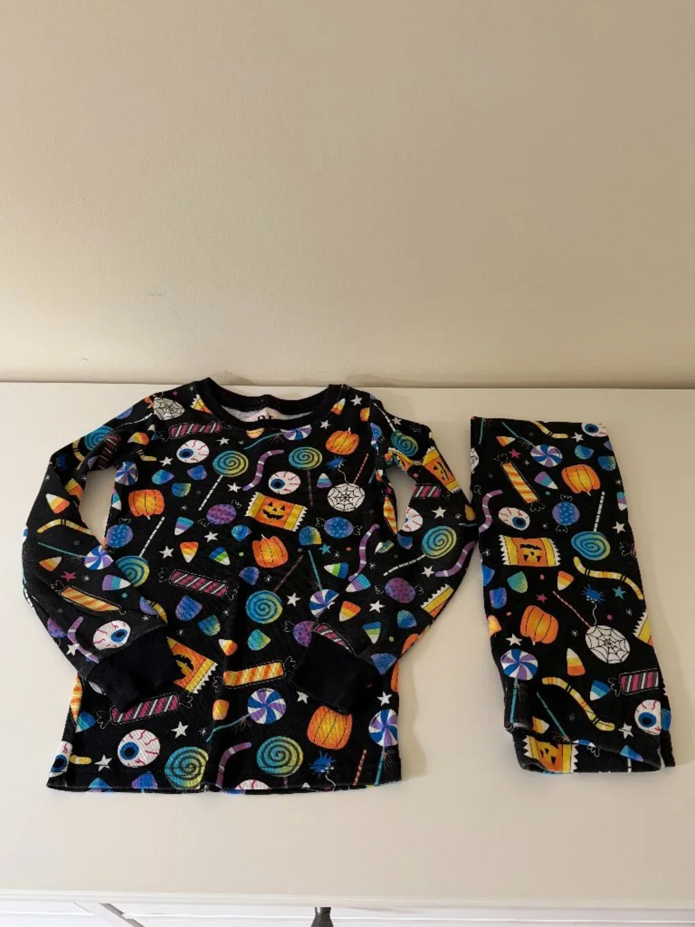 The Children's Place Glow-in-the-dark Halloween Candy Pajamas